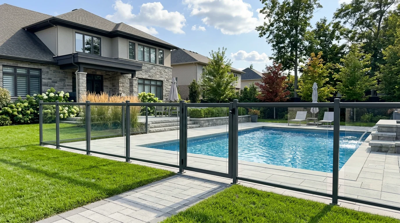 Black Aluminum Fence in Ontario: Modern and Low-Maintenance