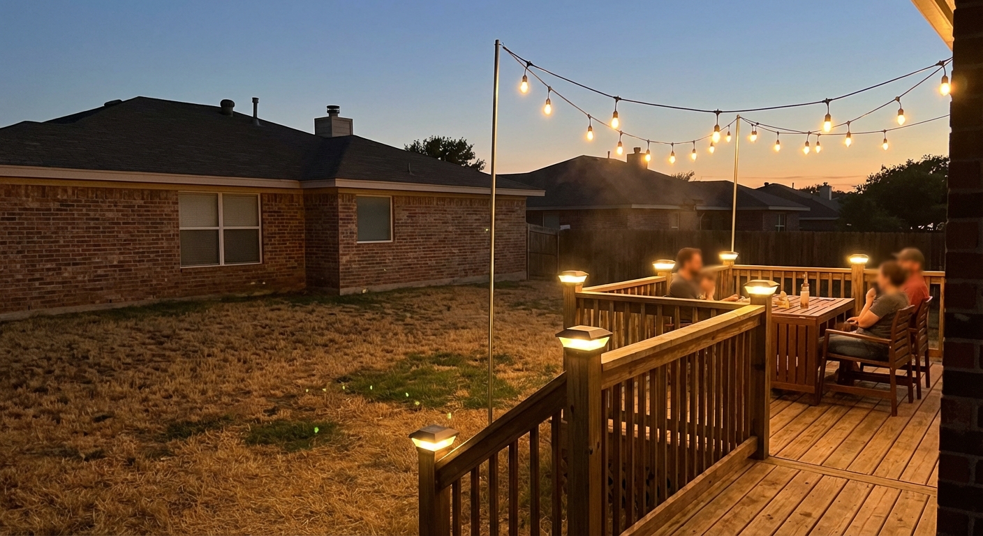 Deck Lighting Ideas for Texas Evenings (2026)
