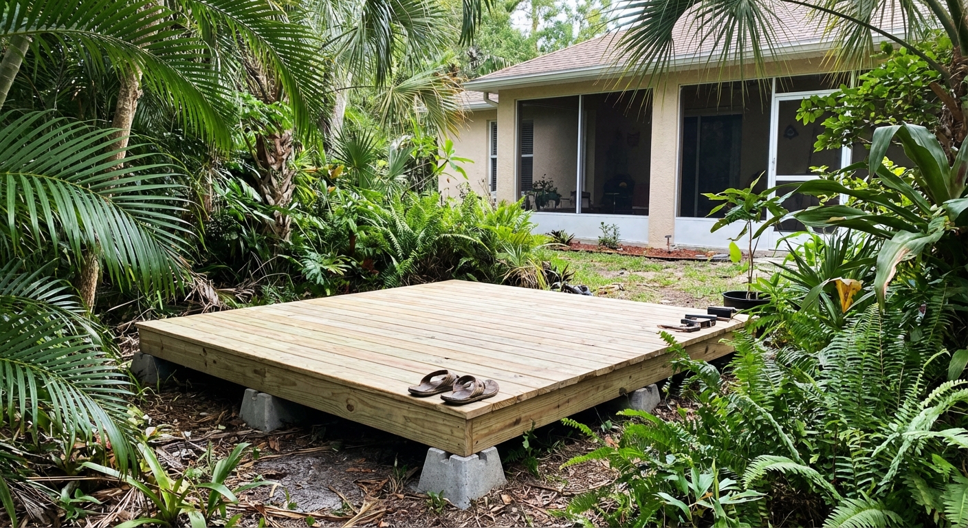 DIY Floating Deck in Florida (2026)